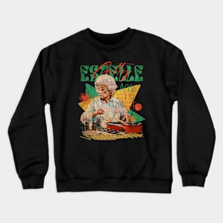 VINTAGE POP RETRO -Estelle Getty COOcking-  STYLE 70S Crewneck Sweatshirt